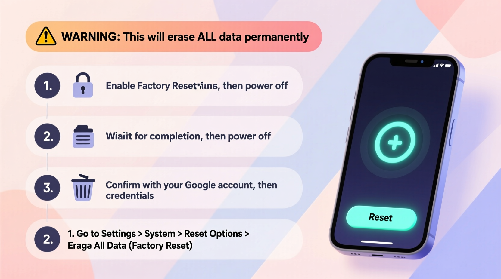 how to completely wipe an android phone before selling step by step security guide