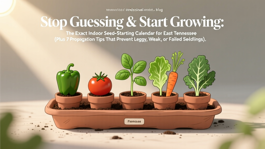 East Tennessee Indoor Seed-Starting Calendar (2026)