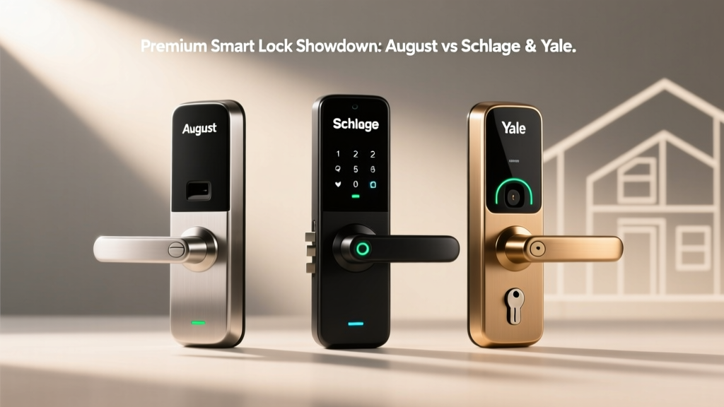 Premium Smart Lock Showdown: August vs Schlage vs Yale