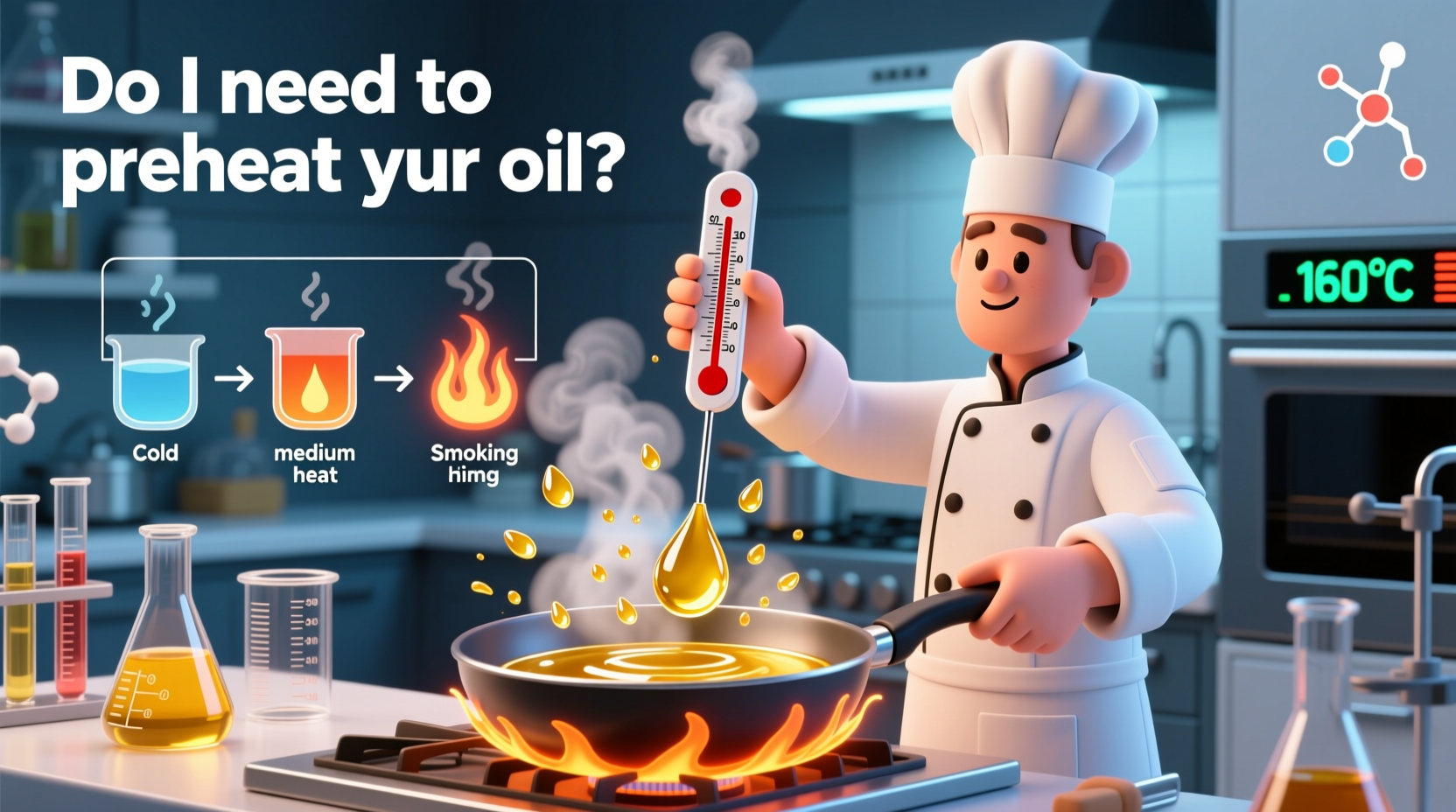 ask the food lab do i need to preheat my oil