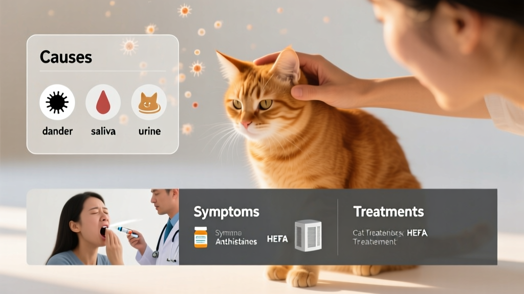 Cat allergies: causes, symptoms and treatments