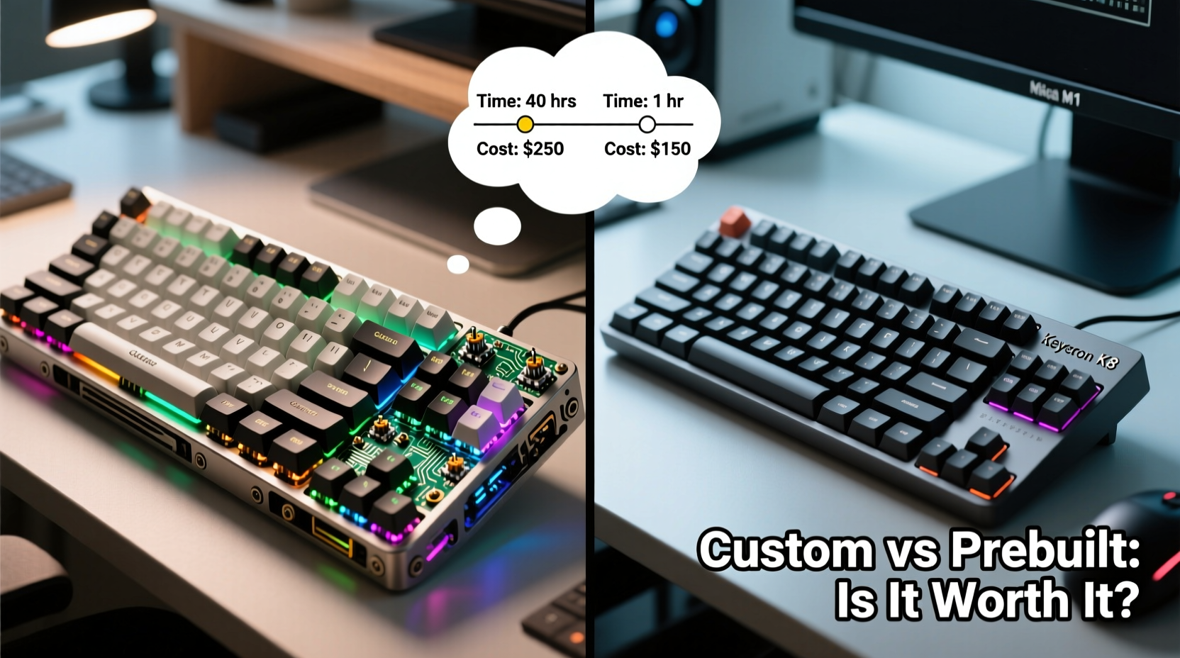 custom mechanical keyboard vs prebuilt is the hobby worth the time and cost