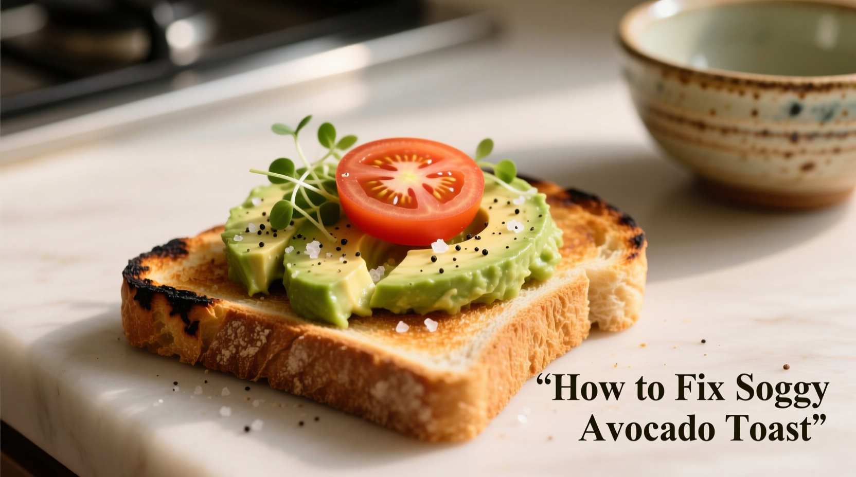 why is my avocado toast always soggy and how to crisp it up