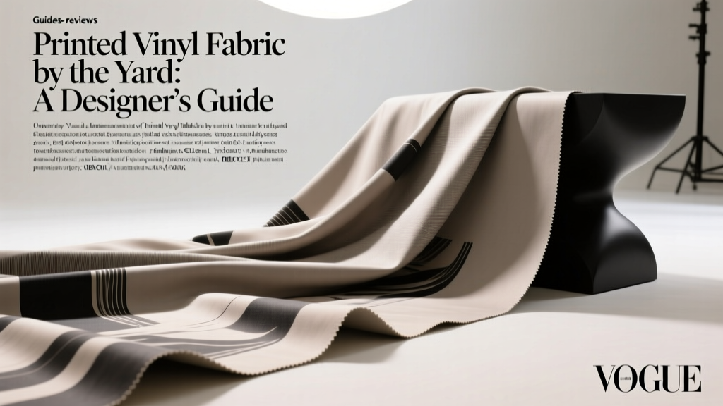 Printed Vinyl Fabric by the Yard: A Designer’s Guide
