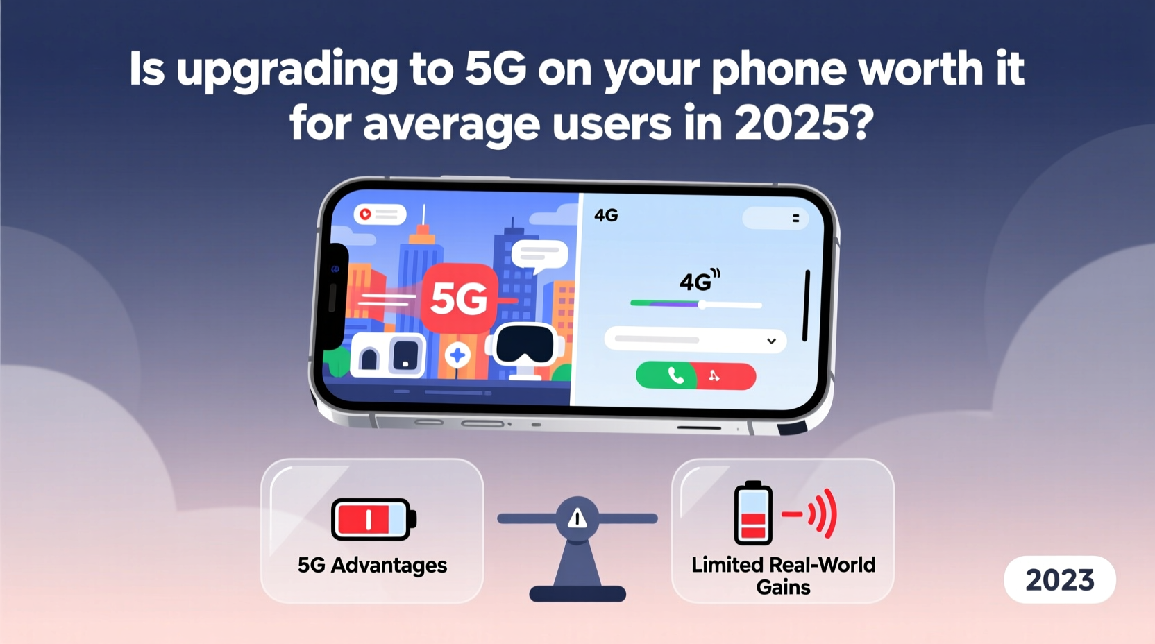 is upgrading to 5g on your phone worth it for average users in 2025