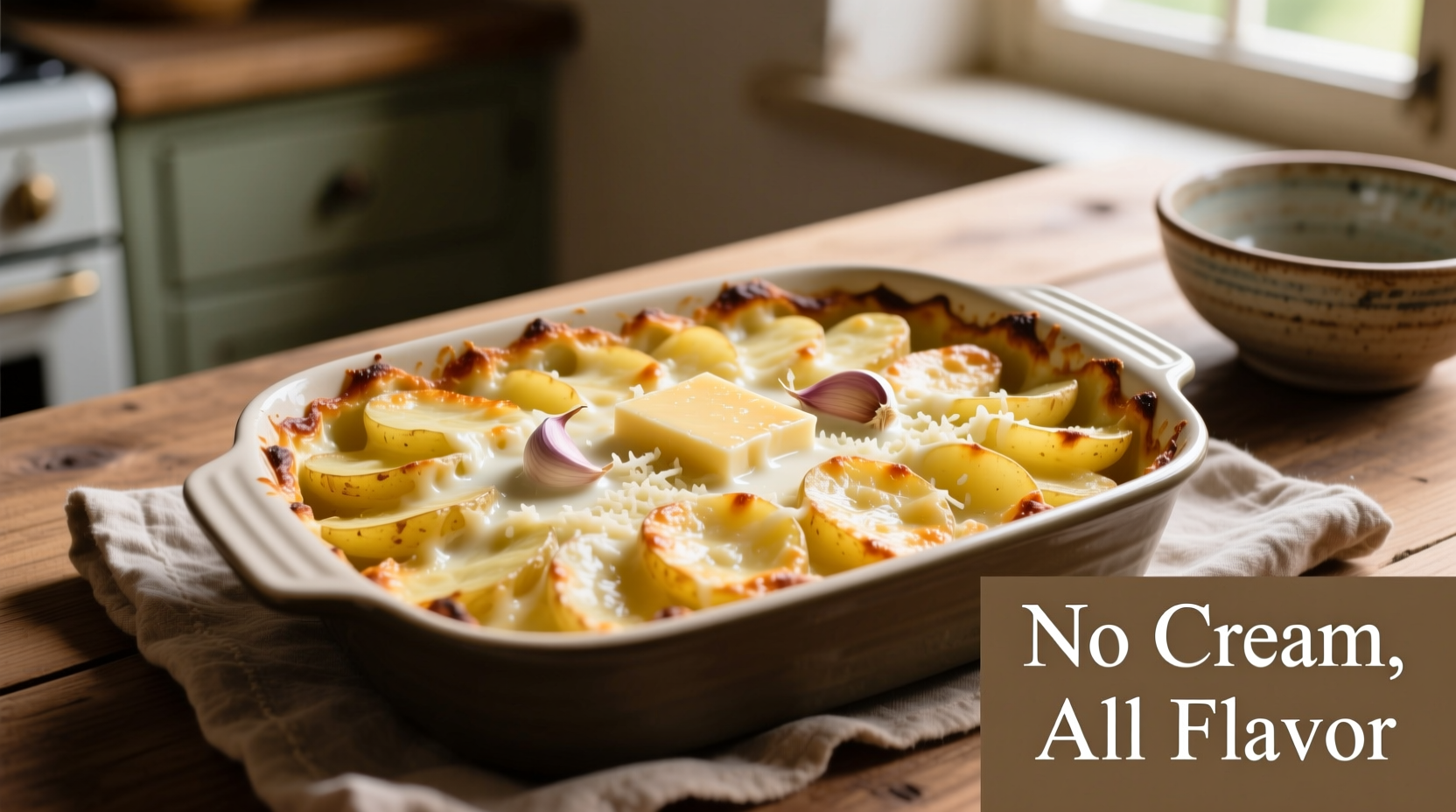 Creamless Potato Gratin Recipe: Rich & Dairy-Free Version