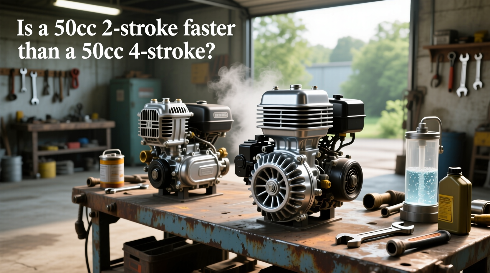 How to Choose Water Cooled 50cc 2 Stroke Engine, Is a 50cc 2-Stroke Faster Than a 4-Stroke?
