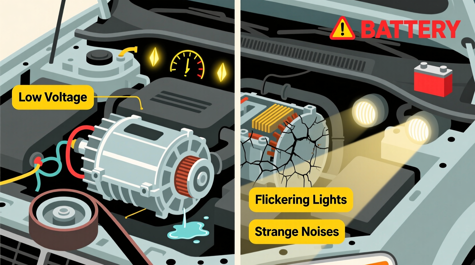 how to tell if car alternator is bad