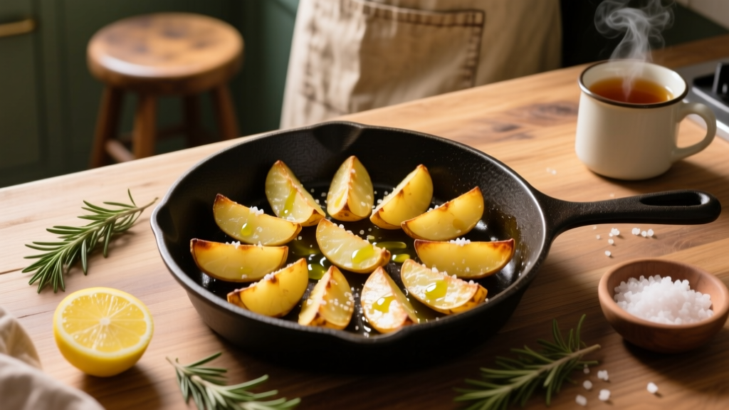 How to Air Fry Leftover Baked Potatoes (Crispy & Tender!)