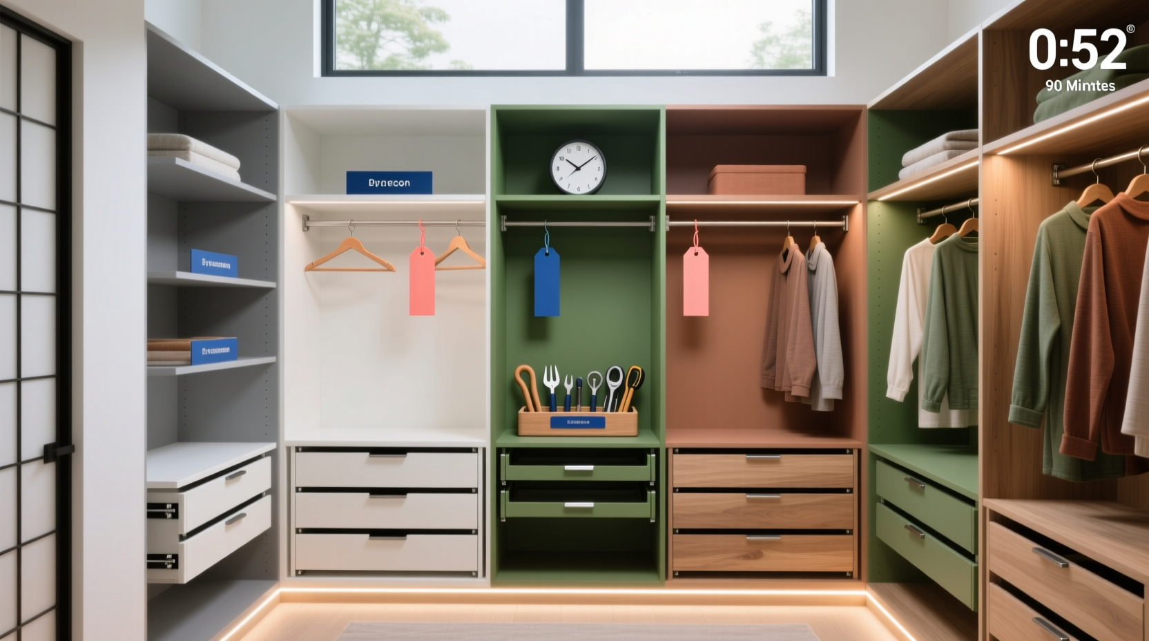 closet organization for cottagecore cyberpunk aesthetics