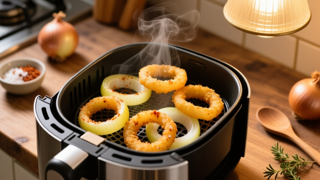 Crispy Onion Rings Without Breadcrumbs (Air Fryer)