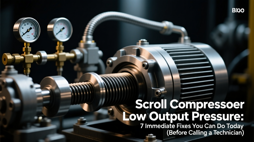 Scroll Compressor Low Pressure: 7 Fixes You Can Do Now