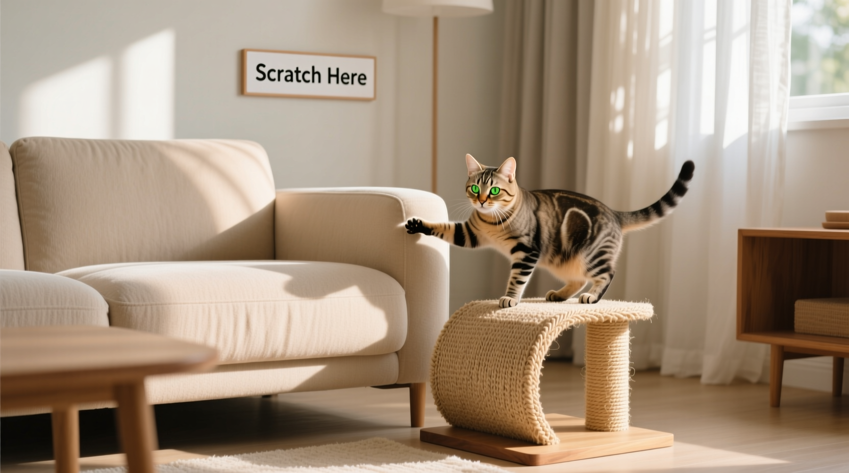 effective ways to stop your cat from scratching the sofa without sprays