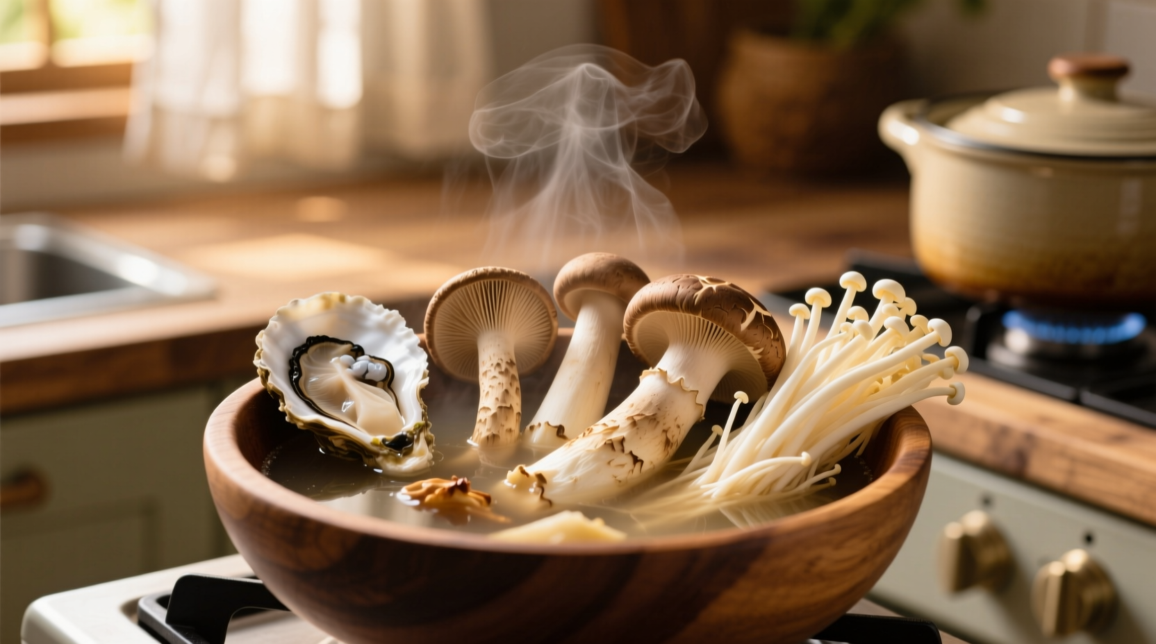use mushroom stems for broth instead of throwing them a