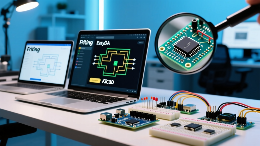Schematic Diagram Maker Arduino Guide: Fritzing vs EasyEDA vs KiCad