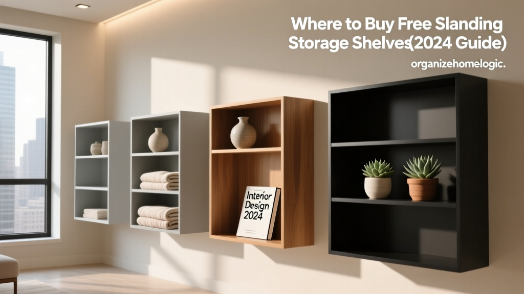Where to Buy Free Standing Storage Shelves (2024 Guide)