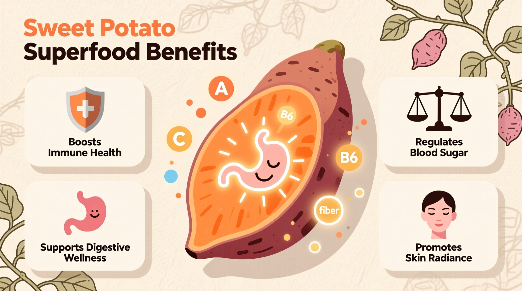 Sweet Potato Benefits: 5 Science-Backed Health Advantages