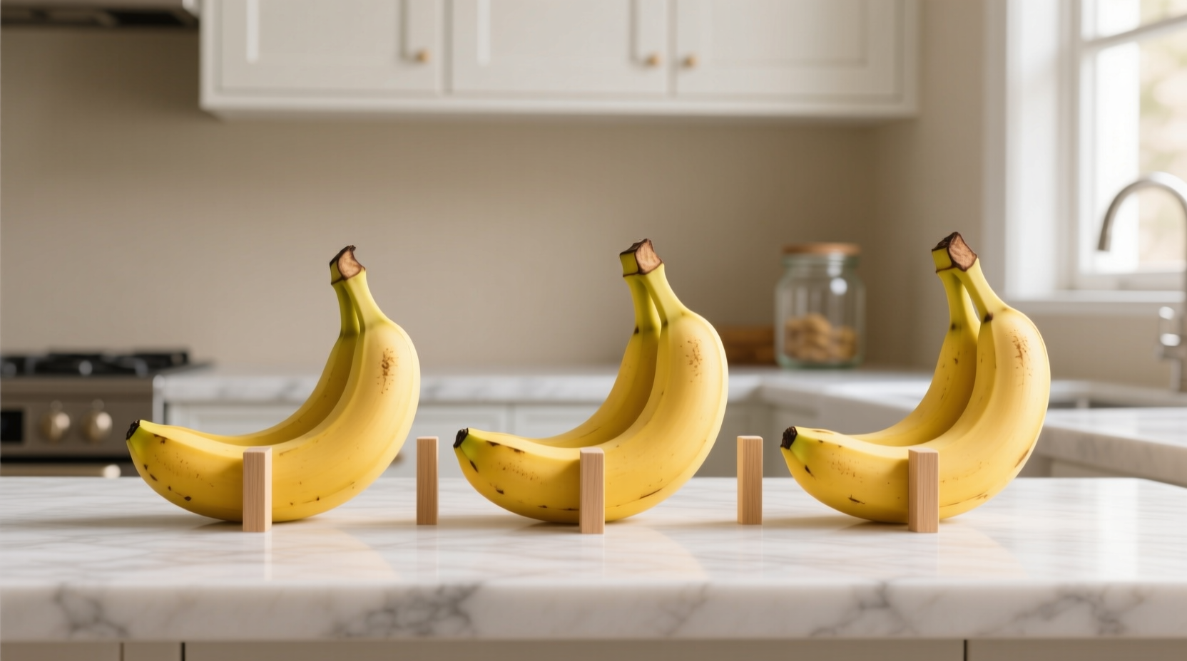 separate bananas to slow down their ripening
