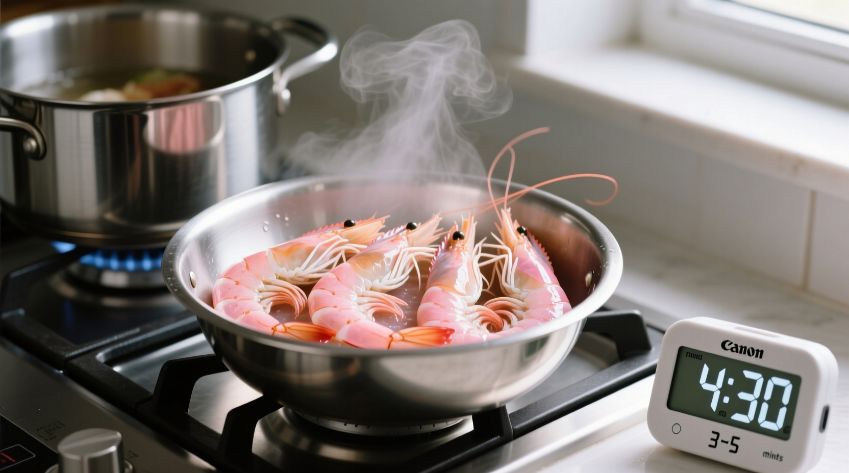 how long does it take shrimp to cook
