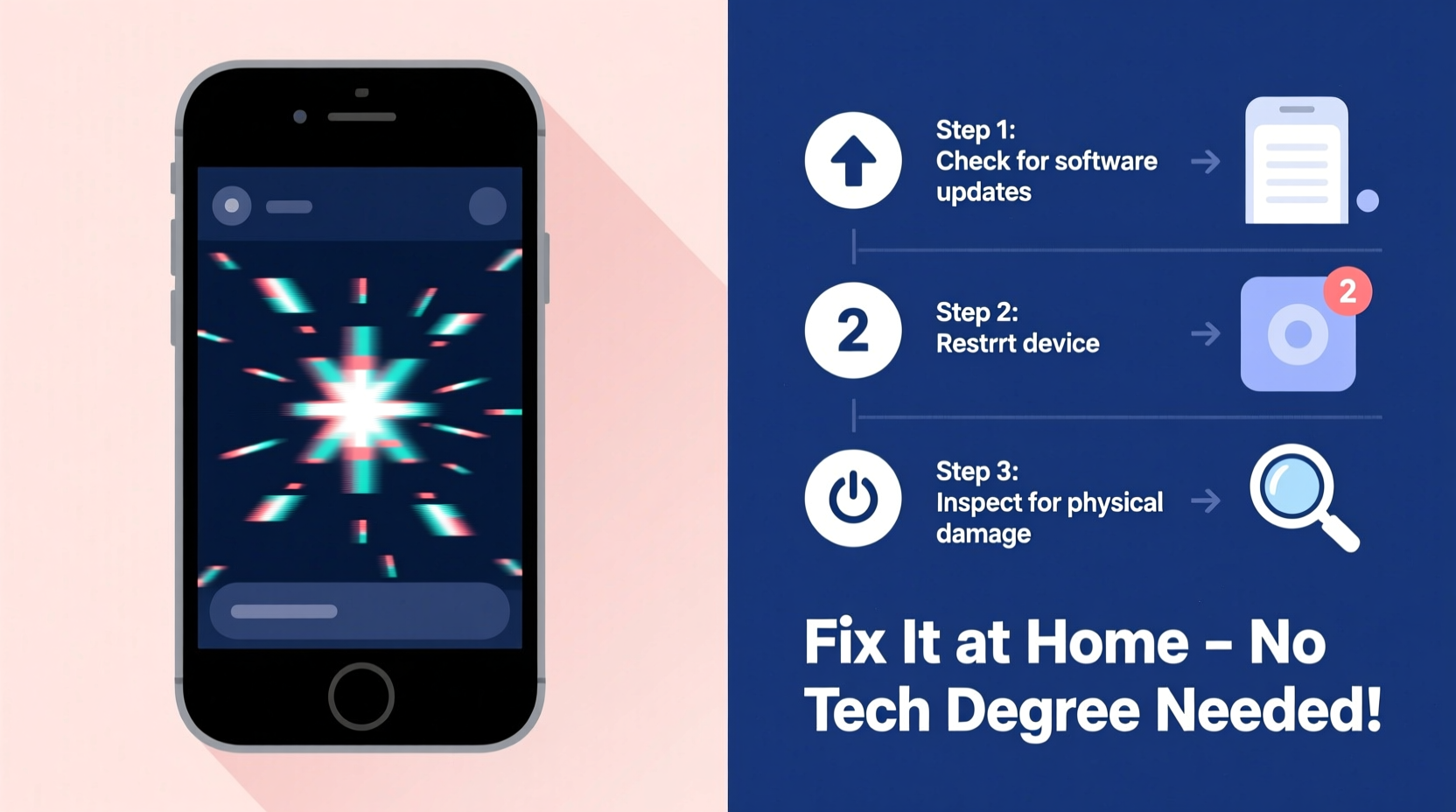 why is my phone screen flickering and can i fix it at home