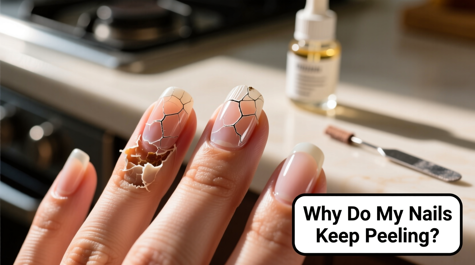 why do my nails keep peeling despite using strengthening polish causes and fixes