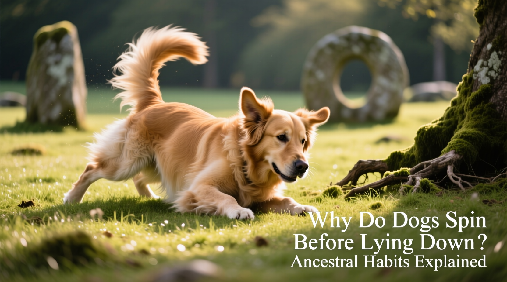 why do dogs spin before lying down ancestral habits explained