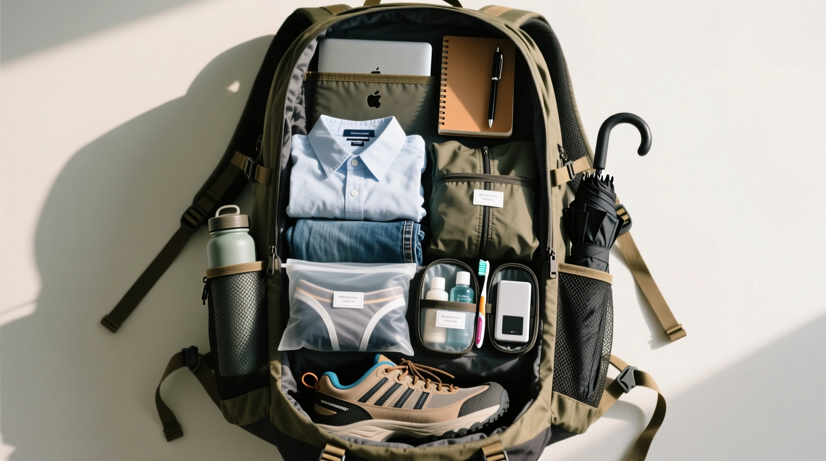 how to pack a carry on for 10 days using only a backpack