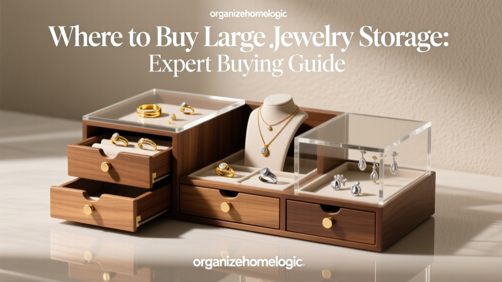 Where to Buy Large Jewelry Storage: Expert Buying Guide