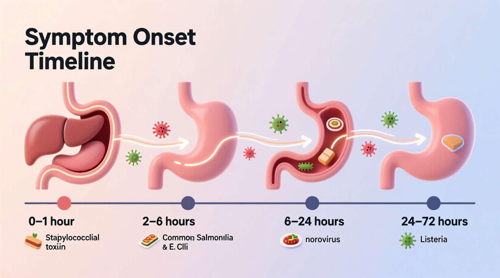 Food Poisoning Onset Time: When Symptoms Start After Eating