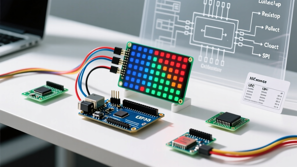 Multi-Peripheral LED Screen Arduino Setup: Avoid Pin Conflicts