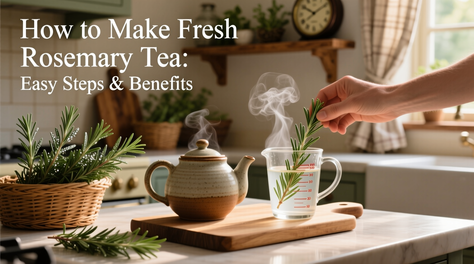 5 Steps to Perfect Rosemary Tea | TheHomeSprouts
