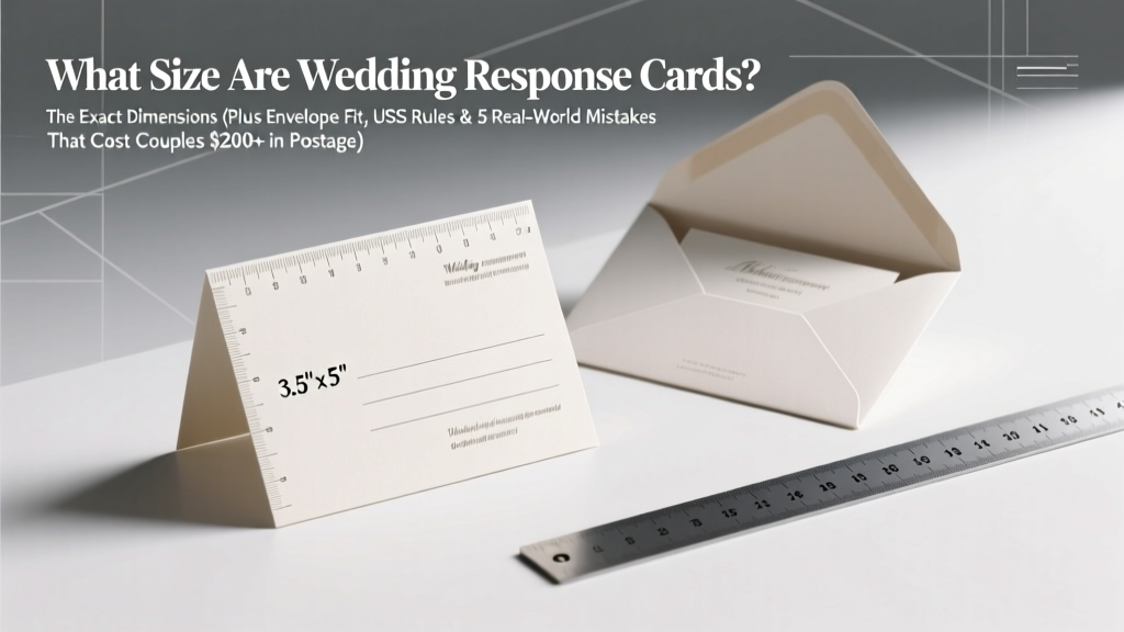 Wedding Response Card Sizes: USPS Rules & Tips (2026)