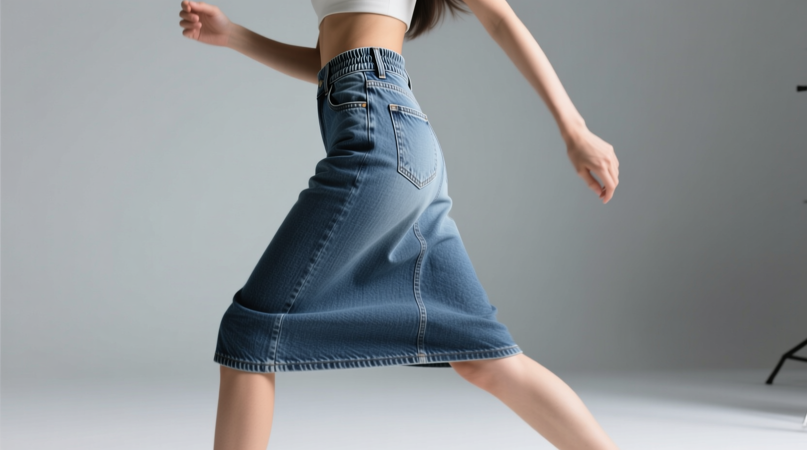 how to wash a stretch denim pencil skirt