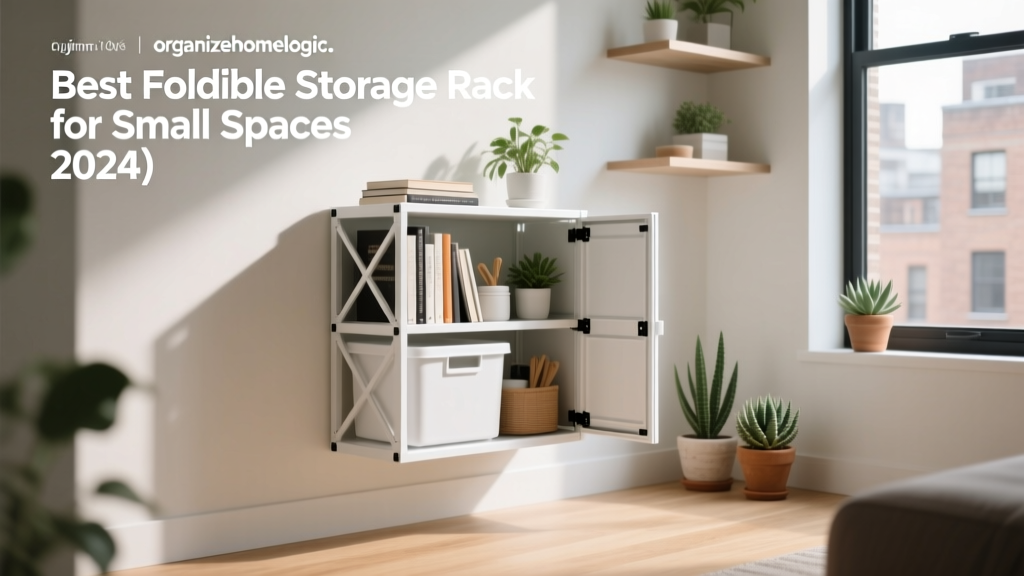 Best Foldable Storage Rack for Small Spaces (2024)
