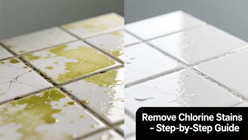 How to Remove Pool Chlorine Stains from Surfaces