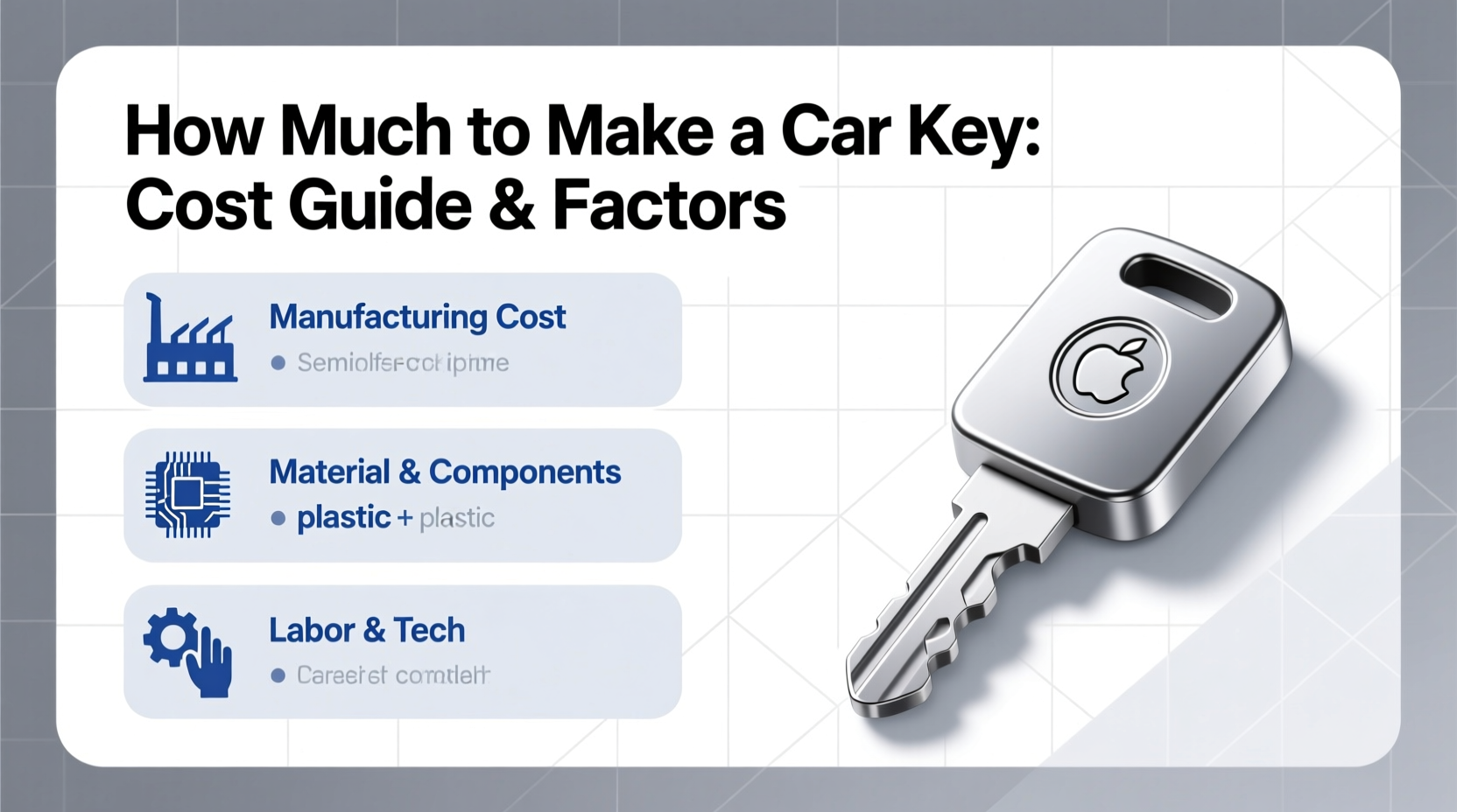 how much to make a car key