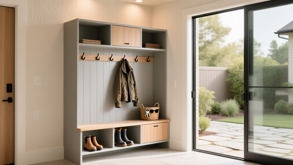 How to Set Up a Freestanding Mudroom Unit