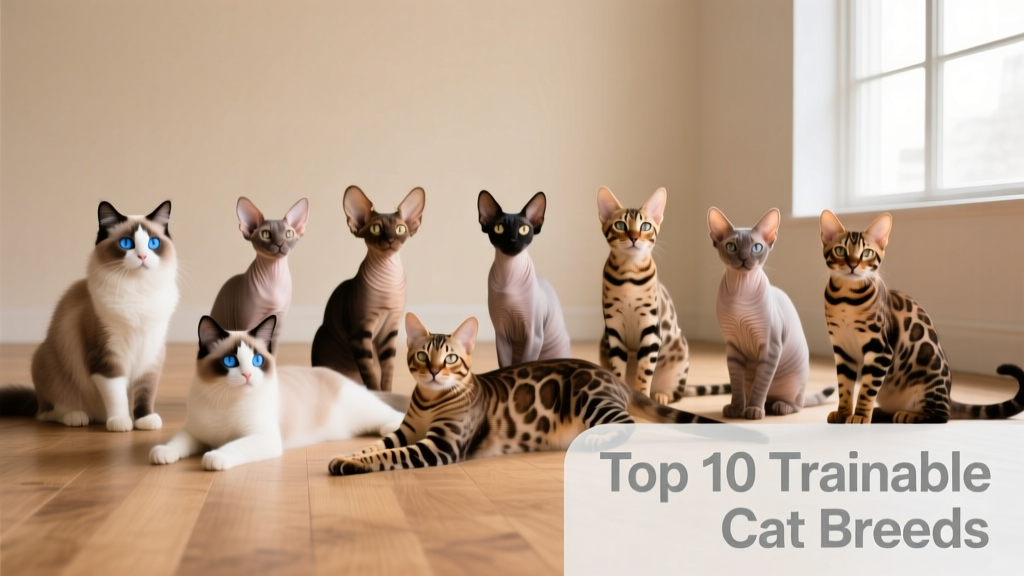 10 Easy-to-Train Cat Breeds