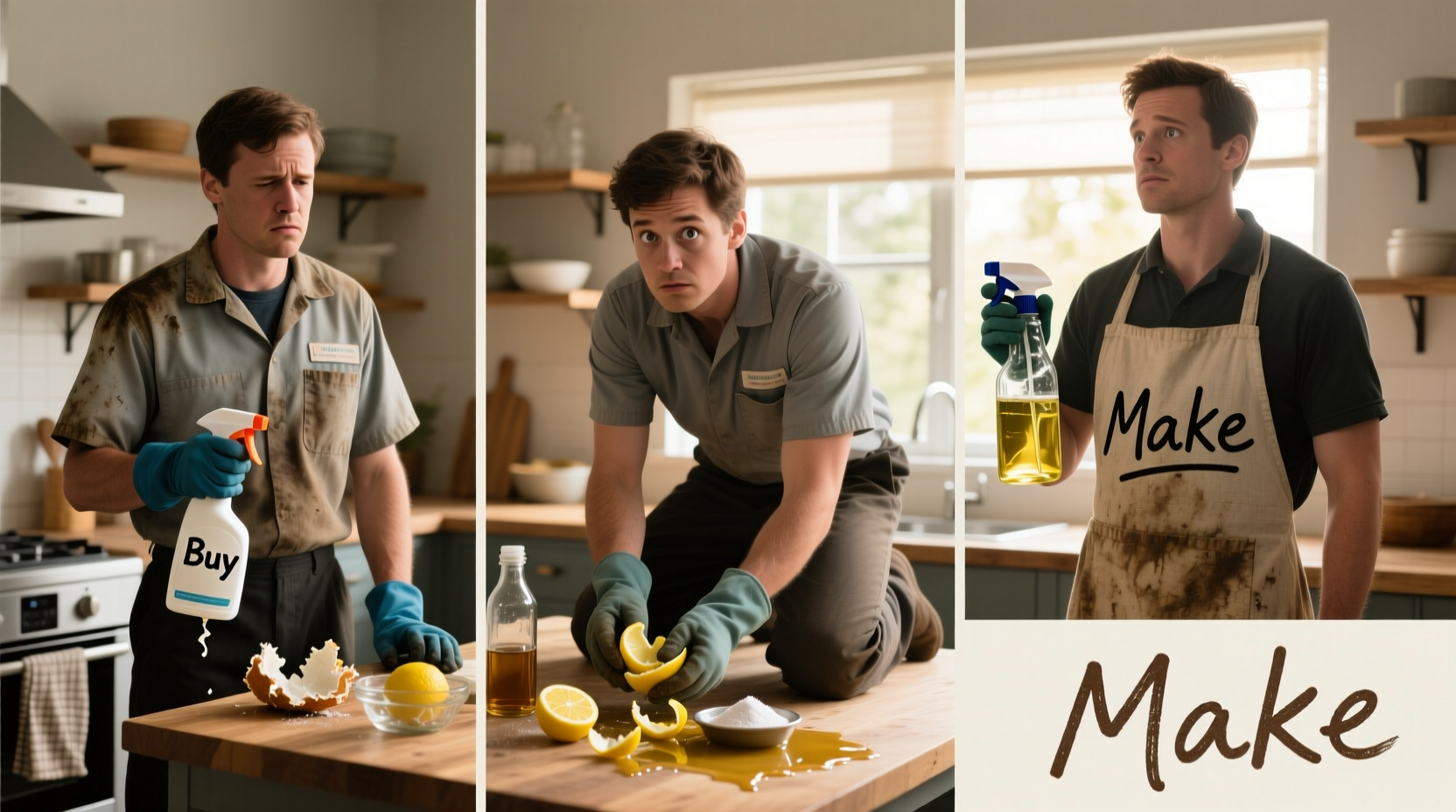 3 kitchen cleaners stop buying start making