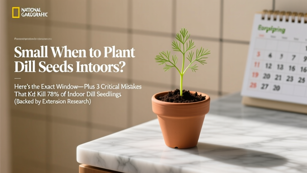 When to Plant Dill Seeds Indoors (2026)