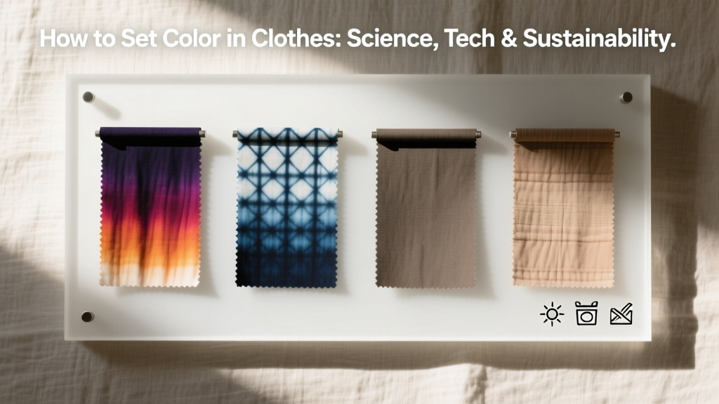 How to Set Colour in Clothes: Science, Tech & Sustainability