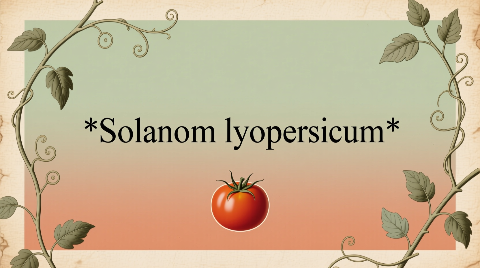 Scientific Name for Tomato: Solanum lycopersicum Explained