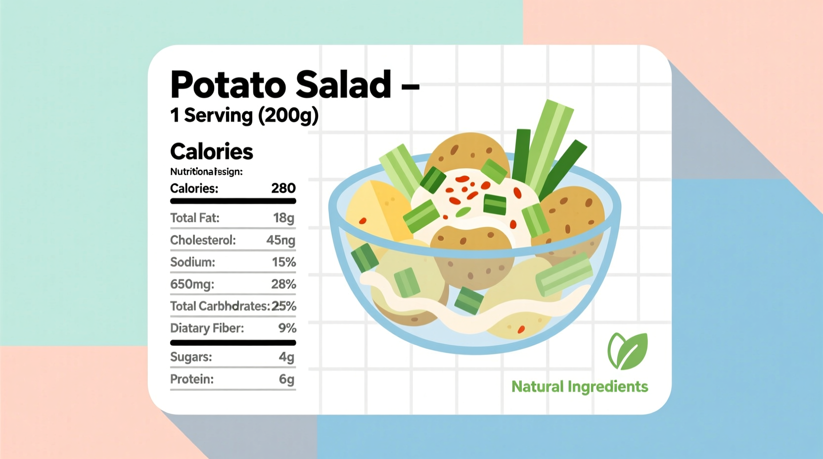 Potato Salad Nutrition Facts: Calorie & Nutrient Breakdown
