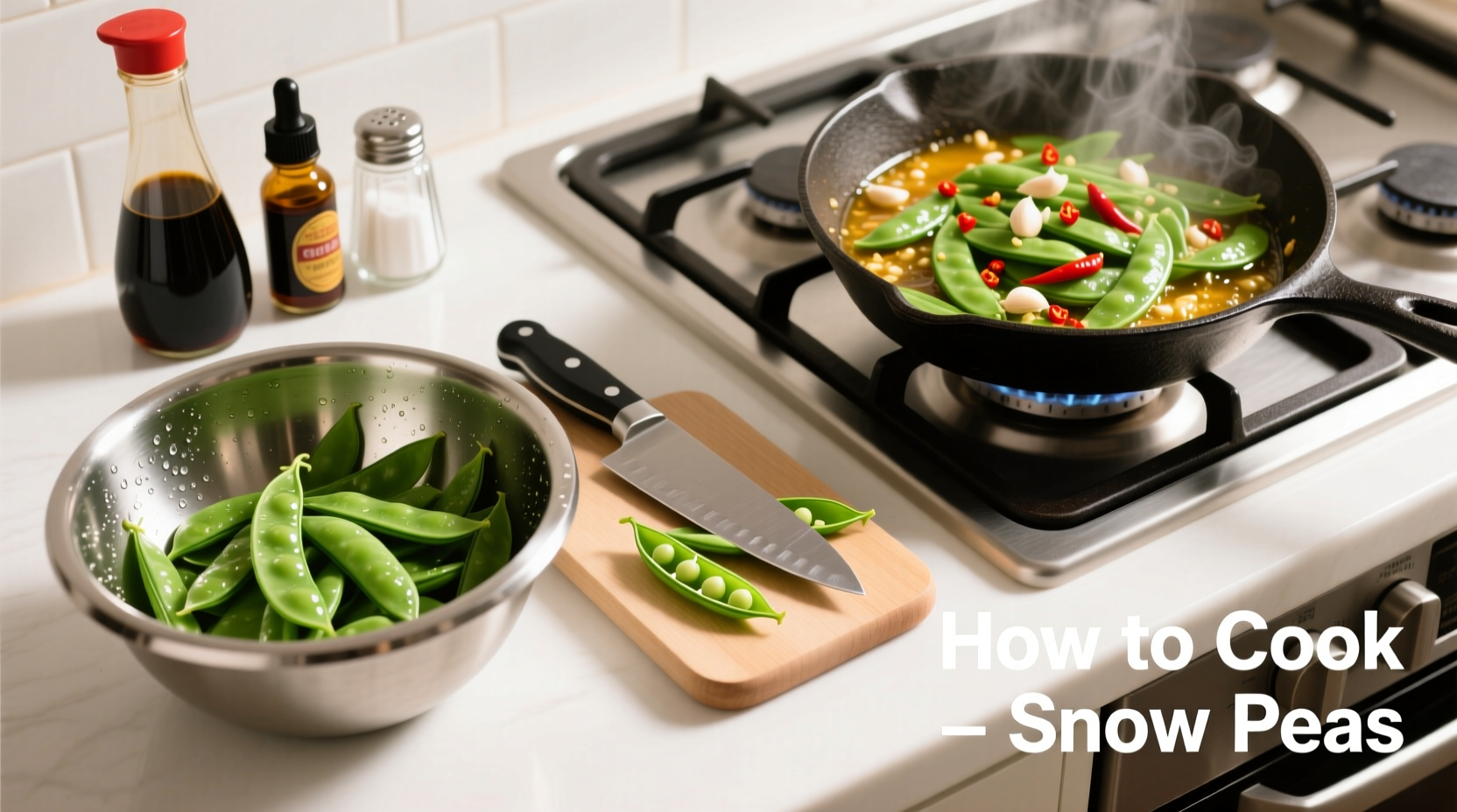how do you cook snow peas