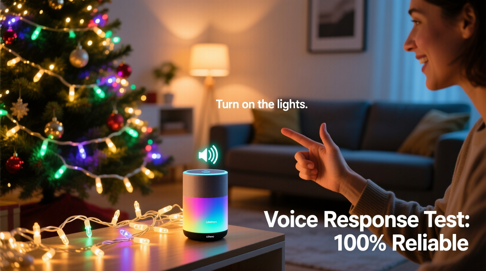 do voice activated christmas lights respond reliably to commands