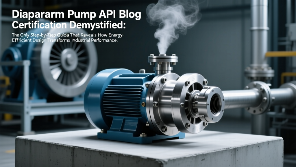 Diaphragm Pump API Certification: Cut Lifecycle Costs 22–37%