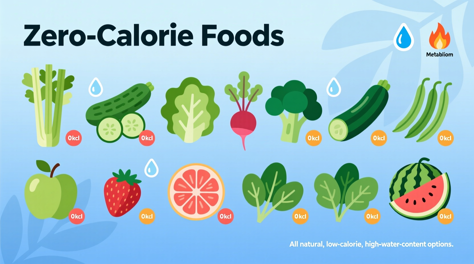Zero Calorie Foods: Myth vs Reality (Science-Backed Facts)