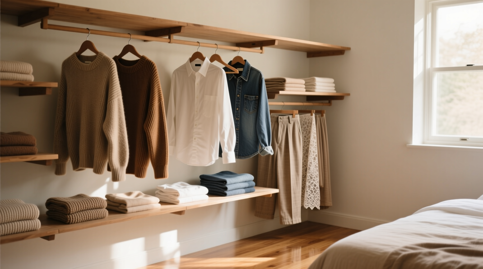 closet organization for texture sensitivity