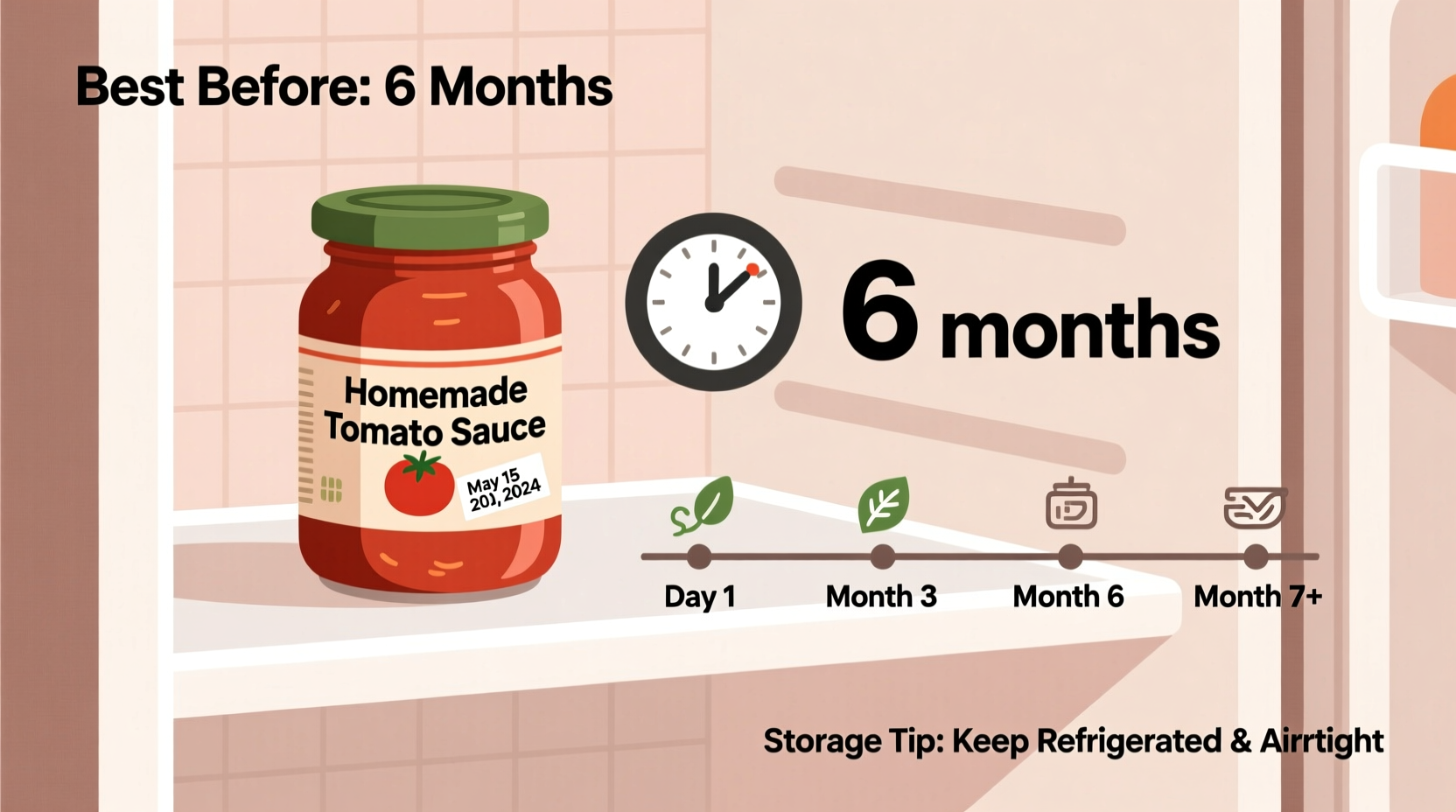 Tomato Sauce Refrigerator Shelf Life: 5-7 Days for Safety