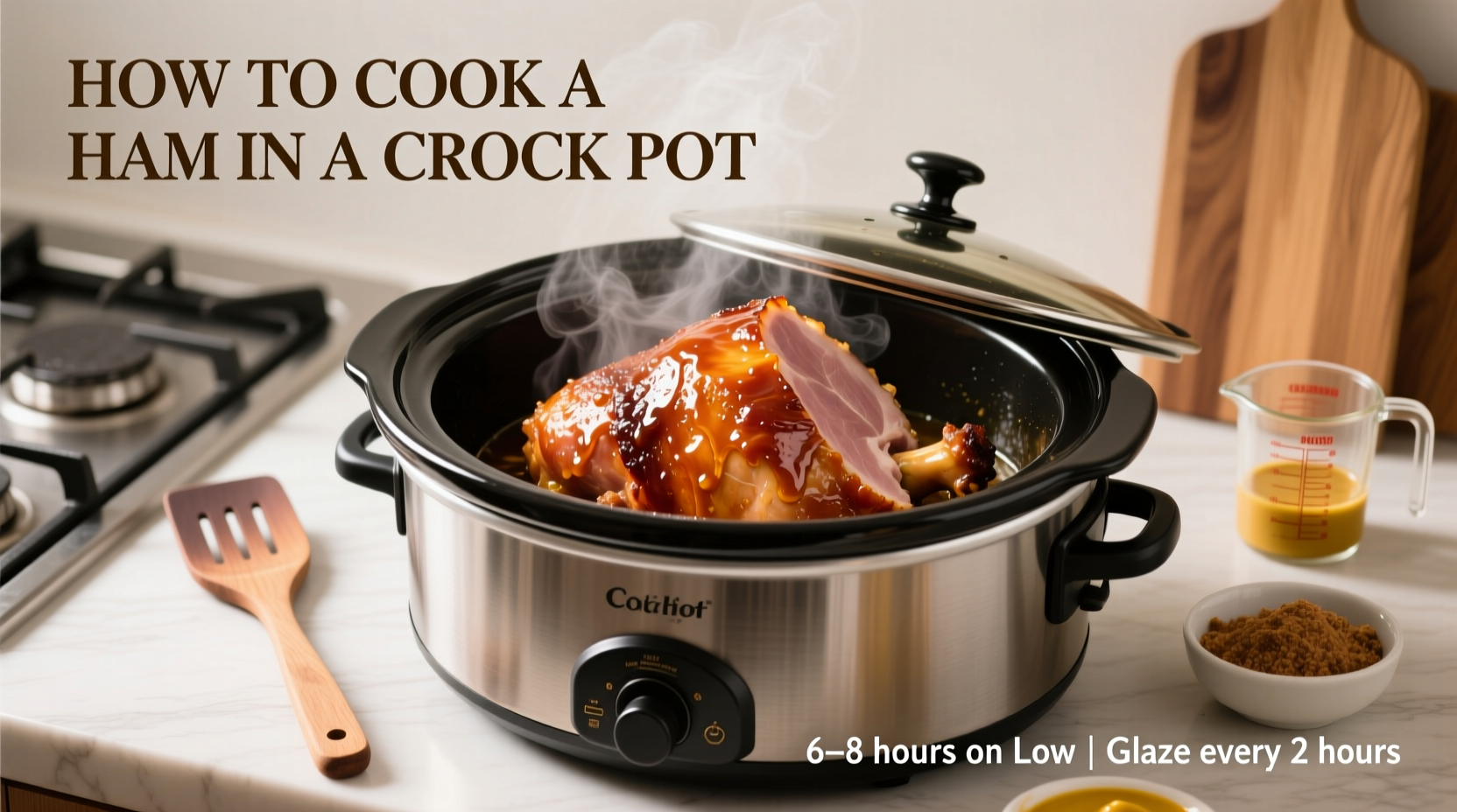 how do you cook a ham in a crock pot